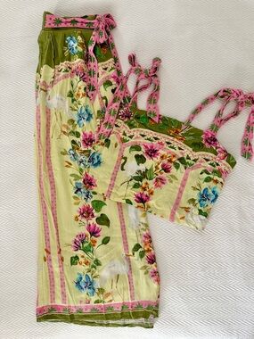 Linen blend resort set